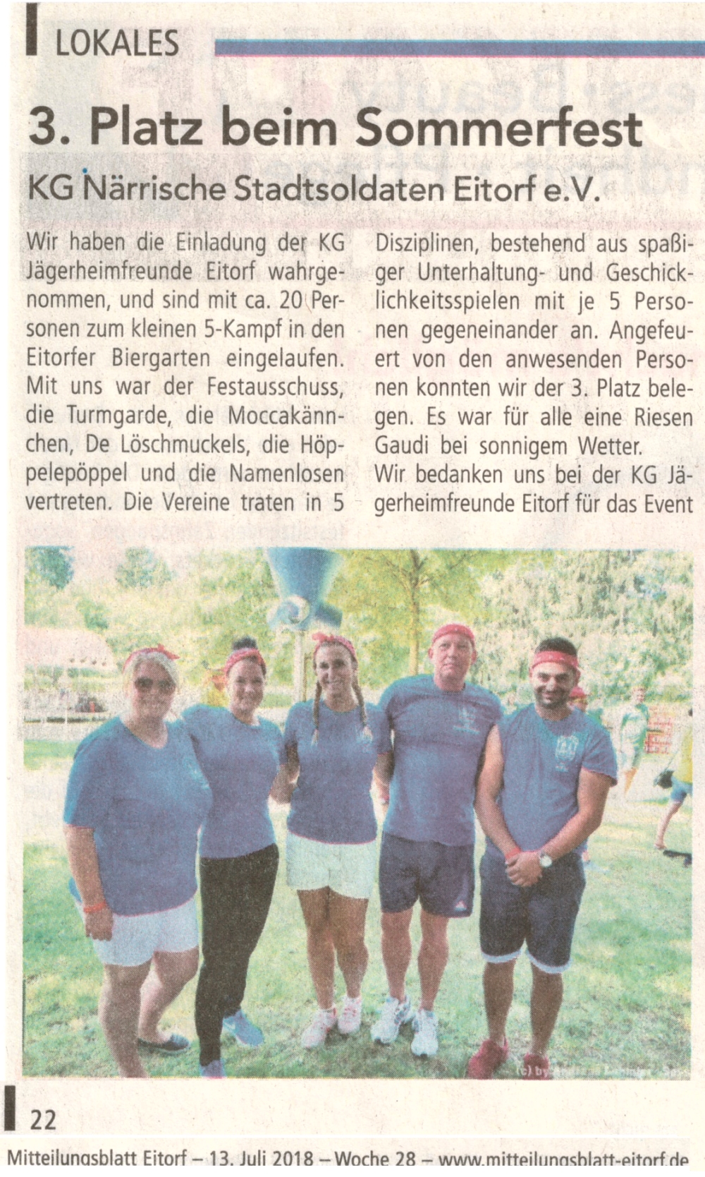 Mitteilungsblatt 13 07 2018