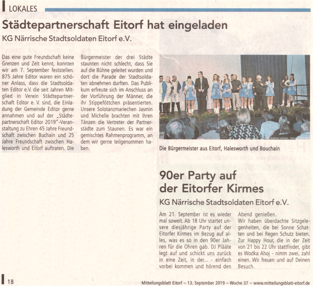 Mitteilungsblatt 13 09 2019