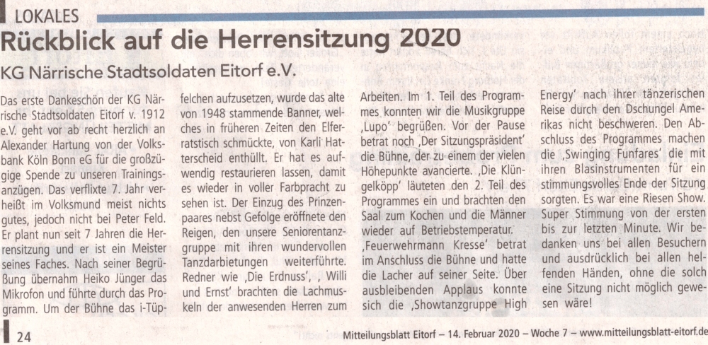 Mitteilungsblatt 14 02 2020